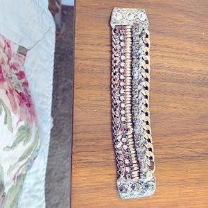 Henri Bendel Rose Gold Leather Bracelet
